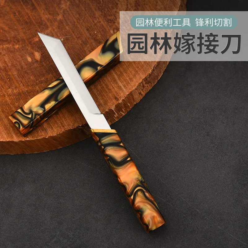 

Монгольский ручной нож для мяса, высококлассный портативный походный прямой нож с кромкой для кемпинга на природе, нож для фруктов высокой твердости