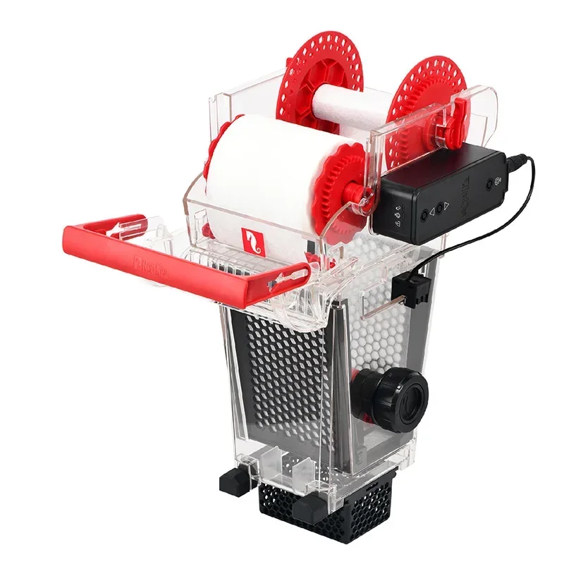 

The bottom of the fully automatic fish tank filter machine has been modified to replace household filter cloth