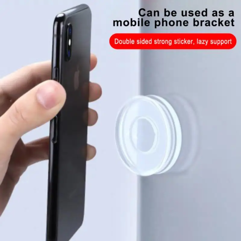 Dashboard Phone Holder 1/2/3PCS Nano Rubber Multi-Function Phone Holder For Wall Suction Car Phone Stand Cable Winder Strong Adsorption Gel Pad Desk