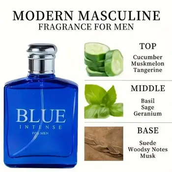 Profumo da Uomo Muschio 100ML Spray Lunga Durata Fragranza Floreale Leggera Seducente Regalo Romantico