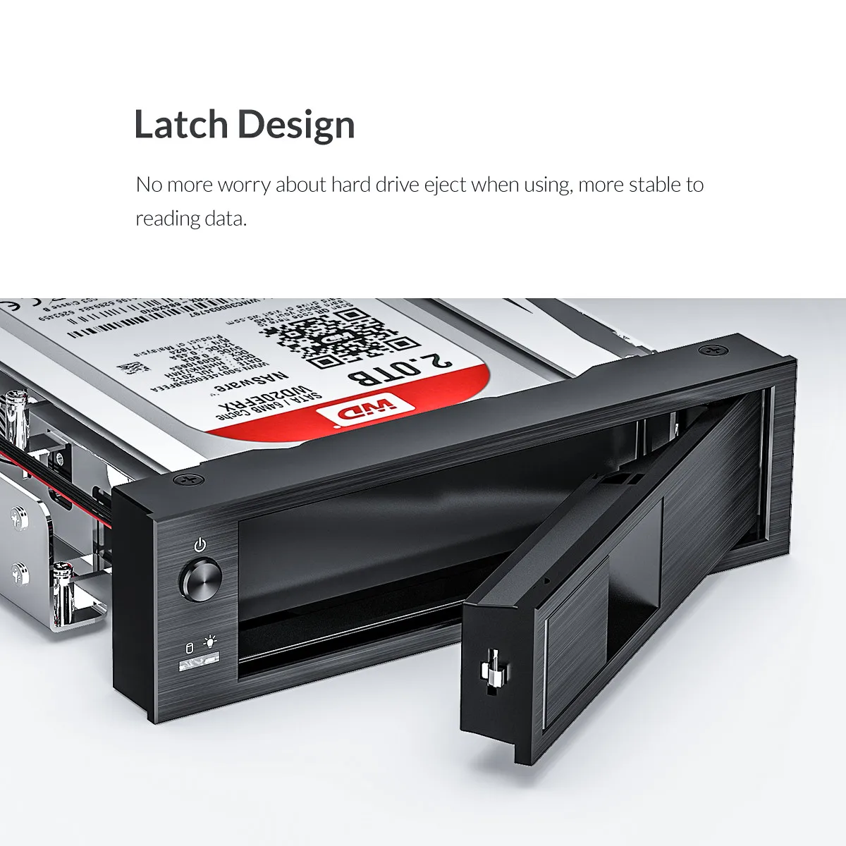 de disque dur interne en acier adaptateur de cadre mobile sata pouces