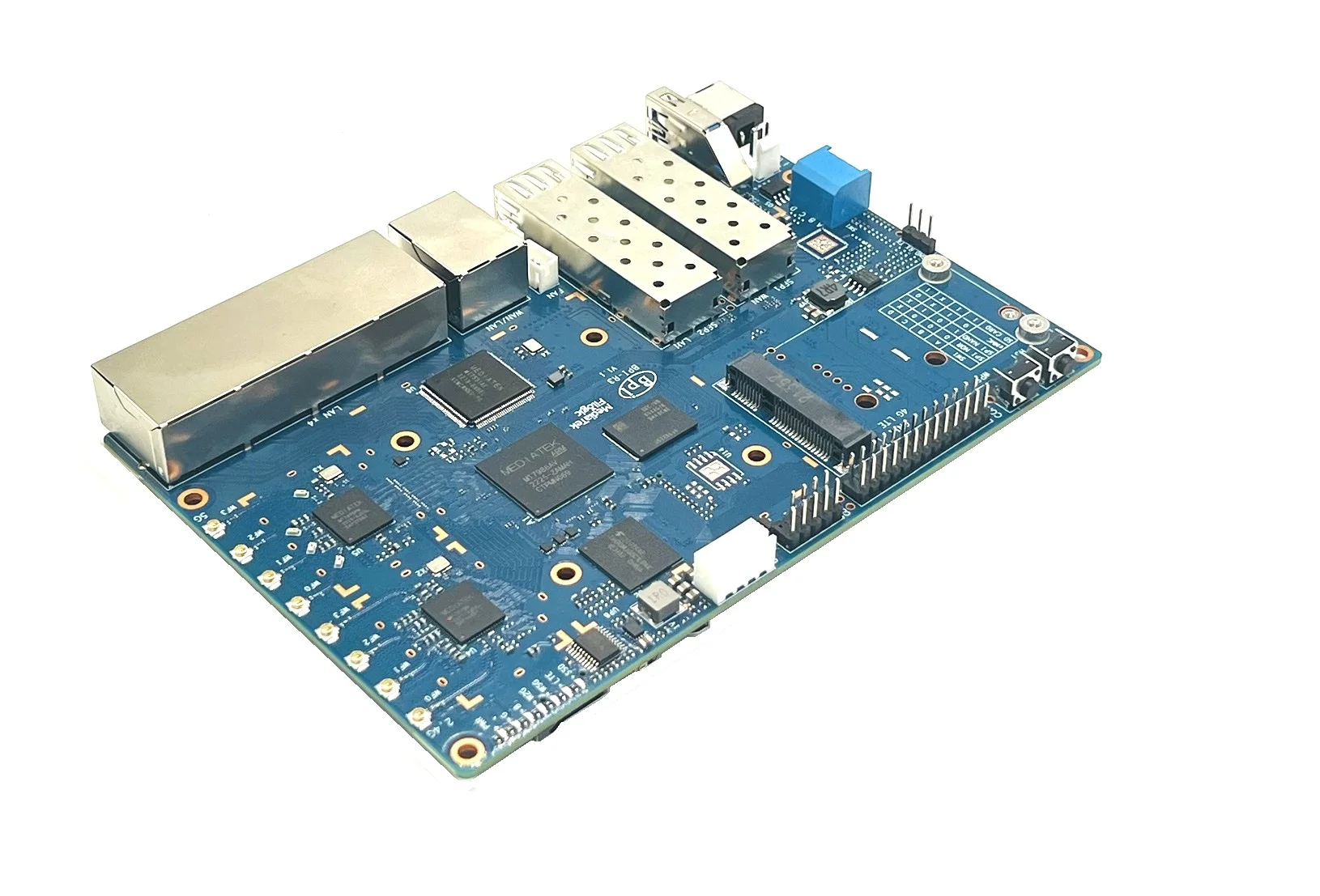 Banana Pi BPI R3 BPI-R3 board with MediaTek MT7986(Filogic 830),support Wi-Fi 6/