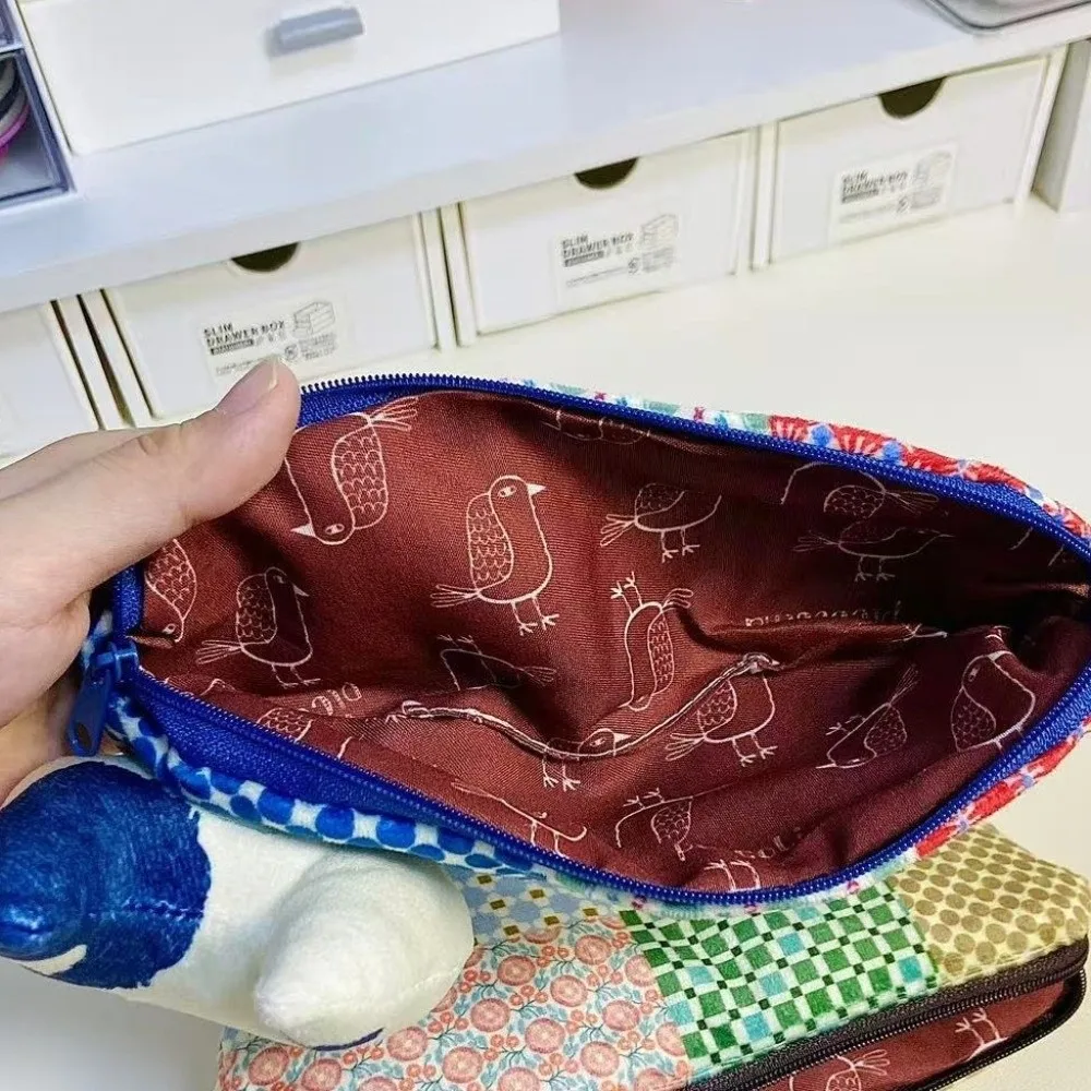 대용량 고양이 등반 연필 케이스 휴대용 메이크업 가방 고양이 보관 가방 재미있는 다기능 학생 문구 가방