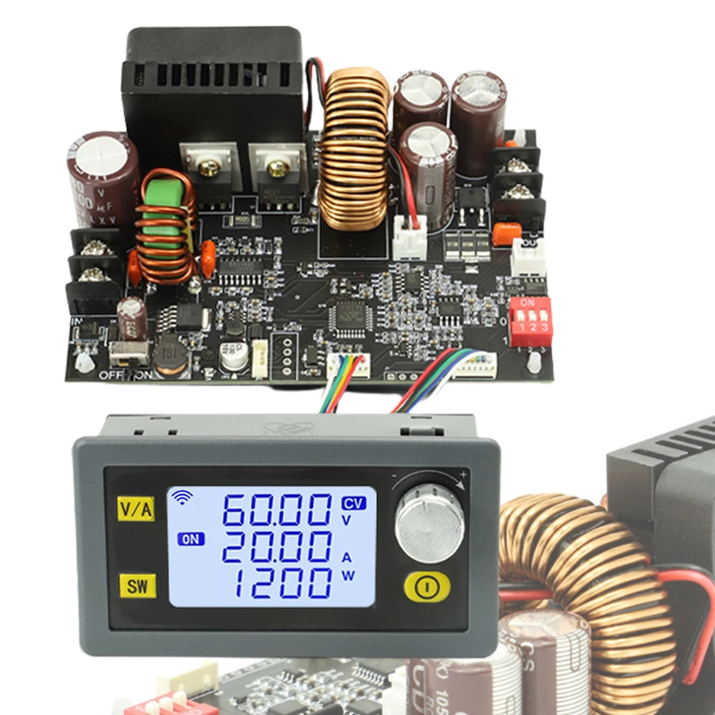 

Детали питания XY6020L 1 шт. Регулируемый CNC CV CC 0-60 в 20A / 1200 Вт модуль понижающее электрическое оборудование
