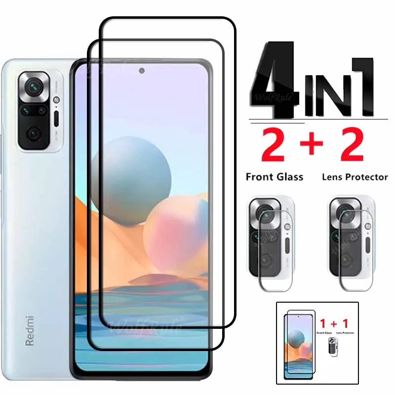 Vetro Temperato Per Xiaomi Redmi Note 10S 10T Note 10 5G 10 Pro Redmi 10 Nfc Pellicola Proteggi Schermo Pellicola Redmi Note 10 Pro Vetro