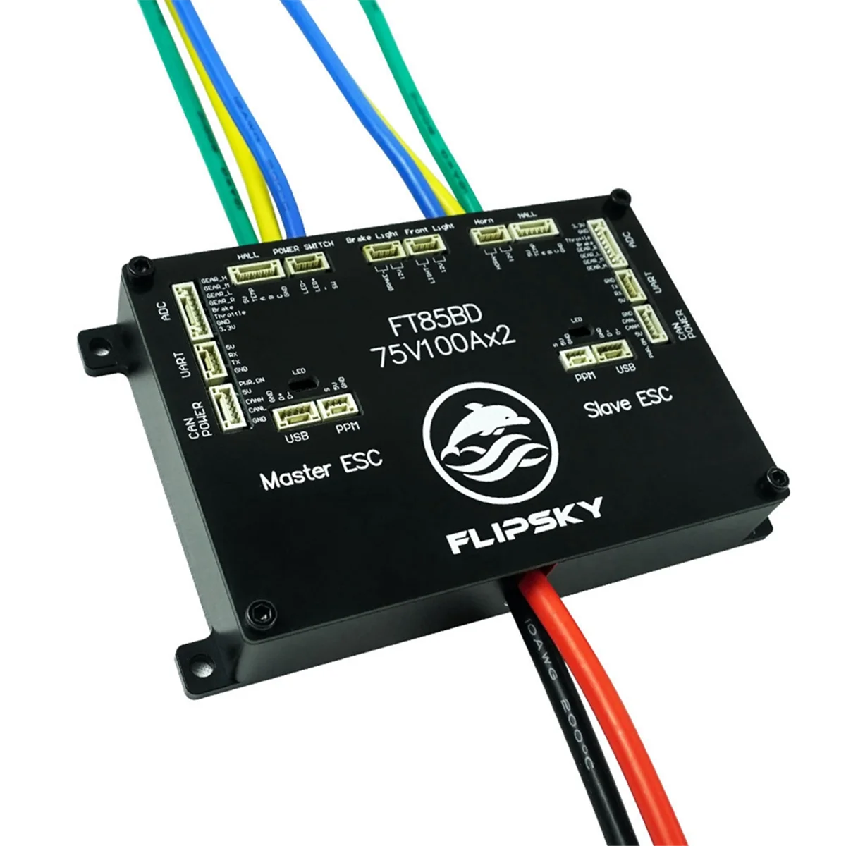 FLIPSKY FT85BD Dual Wheel Drive with Built-in Switch 84V Driver Can Be Connected to Brake Lights, Horn, Electric Vehicle XQ
