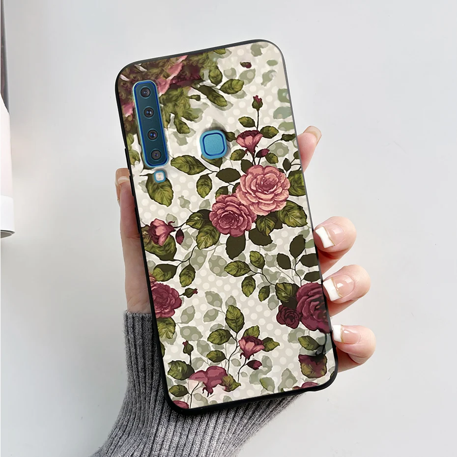 Stylish Painted Soft Silicone Shockproof Bumper Case for Samsung Galaxy A9 2018