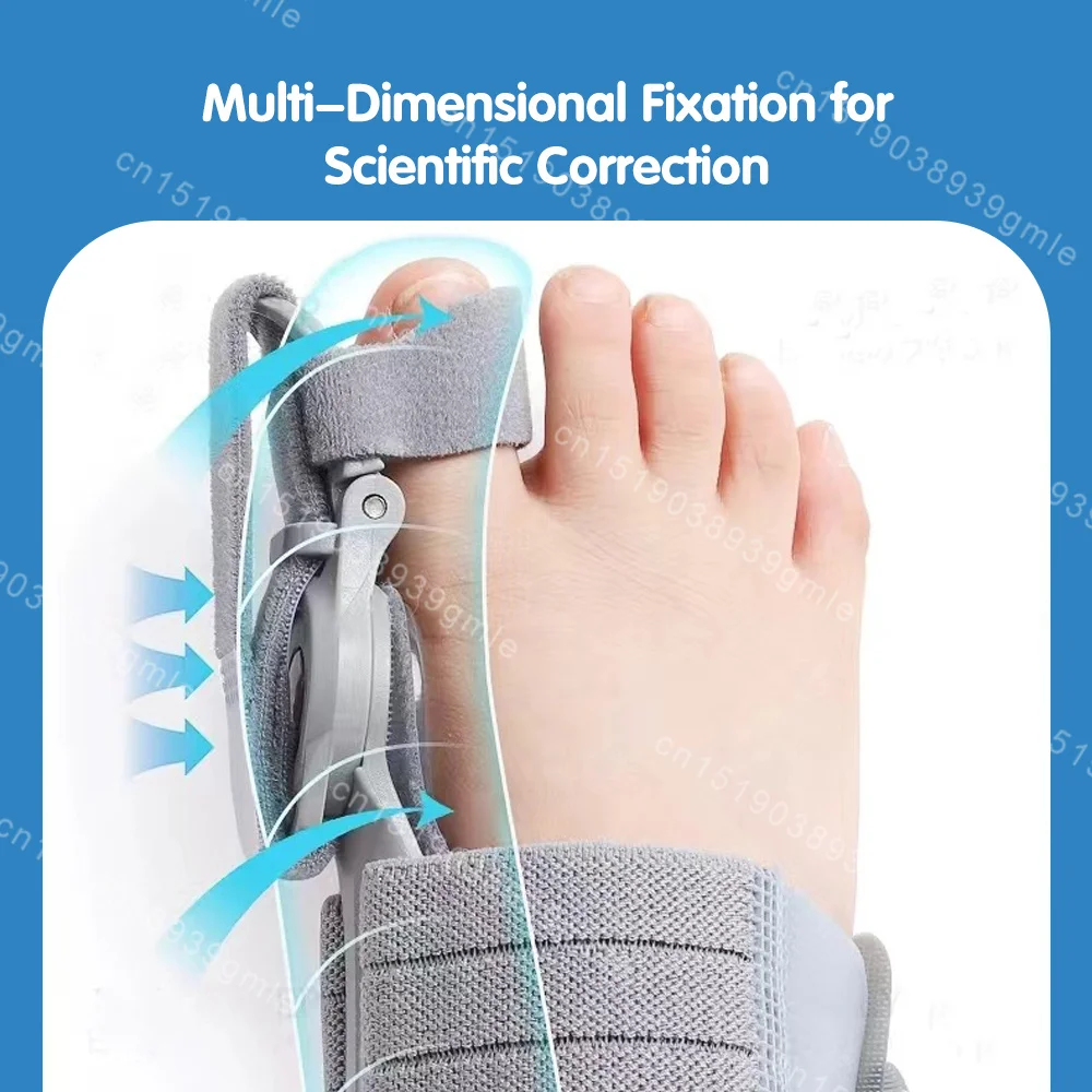 Bunion Corrector Adjustable Hallux Valgu Big Toe Valgus Corrector Rotatable Toe Straightener Adjustable Correction