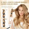 5 In 1 Electric Hair Brush Hair Dryer For Dyson Airwrap Automatic Curler Hair Straightener Hot Air Comb Hairdressing Appliance 4