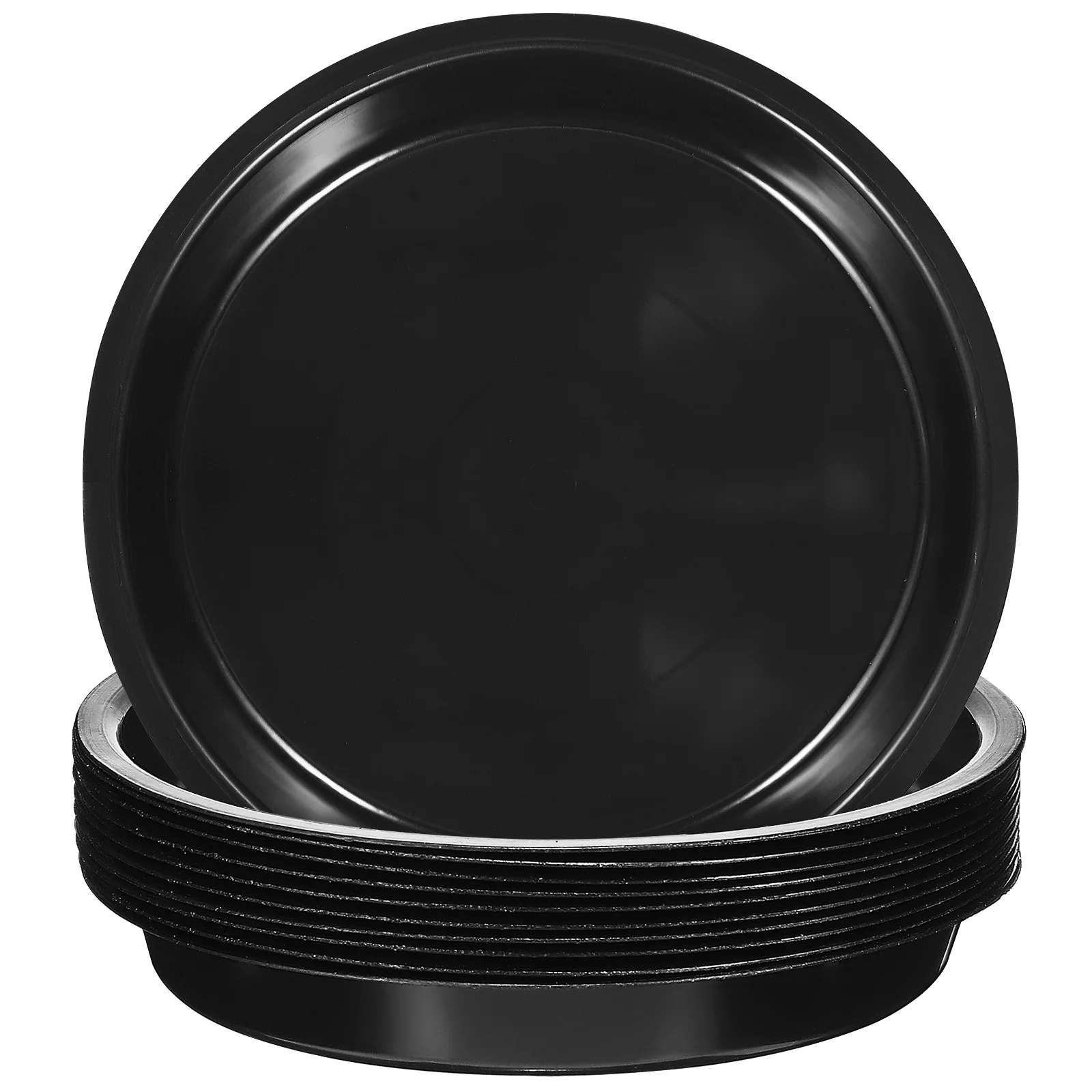 

10 Pcs Plastic Flower Tray Bottom Plant Pot Trays Saucers For Outdoors Pots Indoor Vase Square Large Potted Plants Vases
