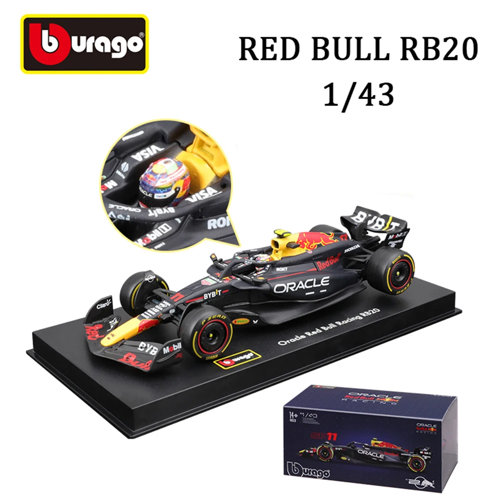 Bburago 1:43 F1 Formula 2024 Racing Toy Ferrari SF24 Red Bull RB20 Aston Martin AMR23 Collectible Alloy Model Car Birthday Gift 4