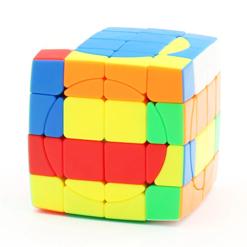 sengso Circular 4x4x4 Cube II 2.0 Crazy Strange-Shape Magic Cube Twisty Puzzle Stickerless Children Kids Adult Intelligence Toy 6