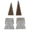 4 Pcs Nail Round Ax Hammer Wedge 250X200X060CM Iron Wooden Axe Handle Wedges 2