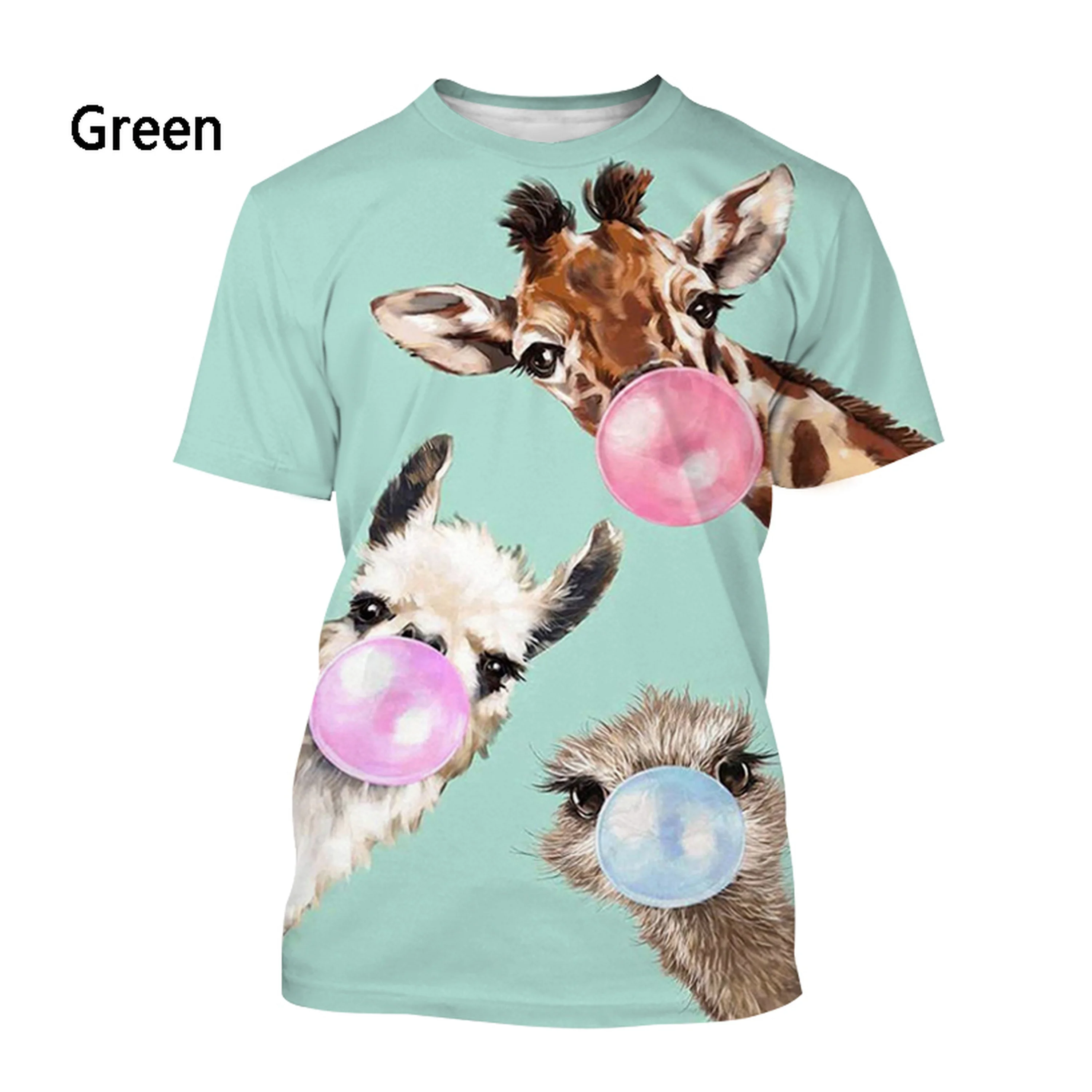 Summer Fashion Cartoon Fun Men T-shirt Top 3D Printed