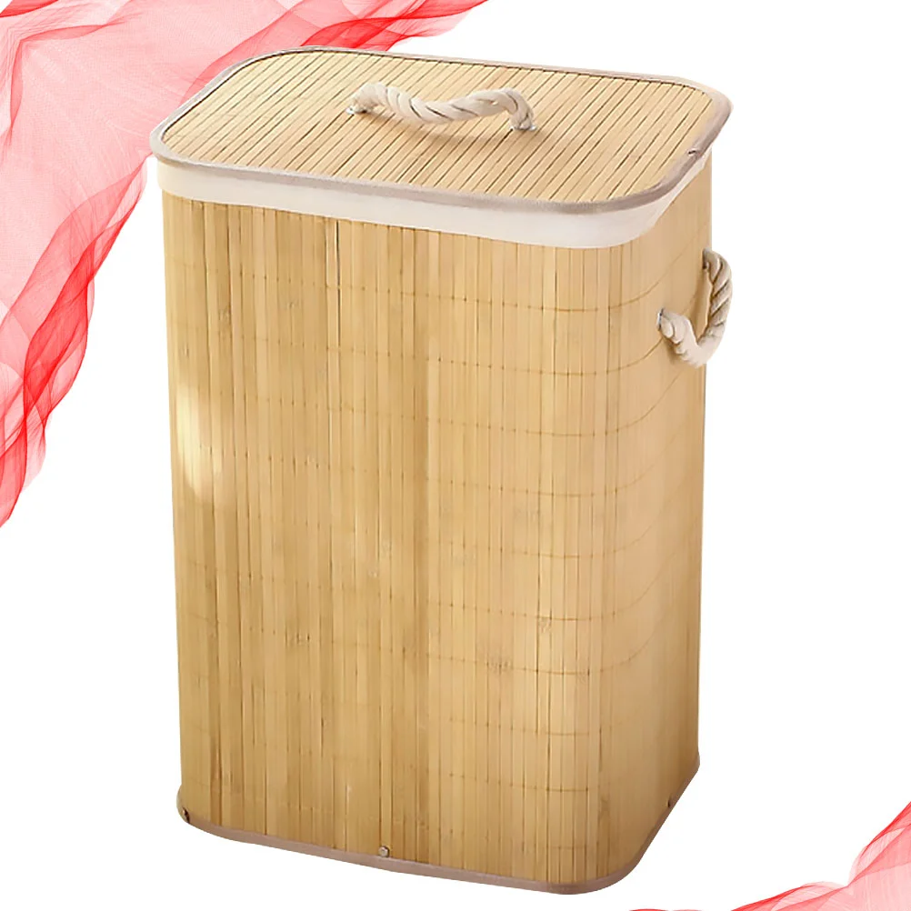 

Wicker Hamper Laundry Baskets with Lid Hampers Container Dirty Clothes Storage Organizer