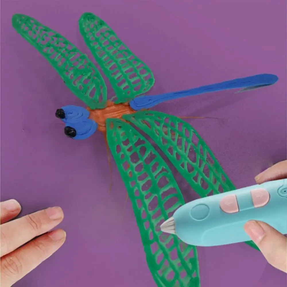 For Kids/Adults Bee Rabbit Animal Shape Birthday Gifts 3D Drawing Print Pen Art Craft Printer 3D Printing Pencils DIY Draw Toys