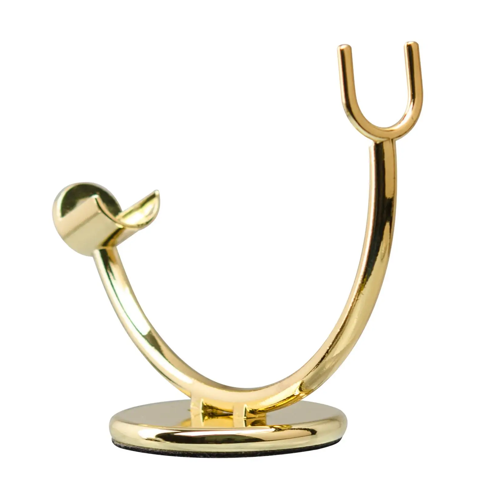 

Single Head Shaver Bracket Zinc Alloy Heavy Duty Anti Skid Base Organizer for Barbershop Bathroom Home Use Present Husband