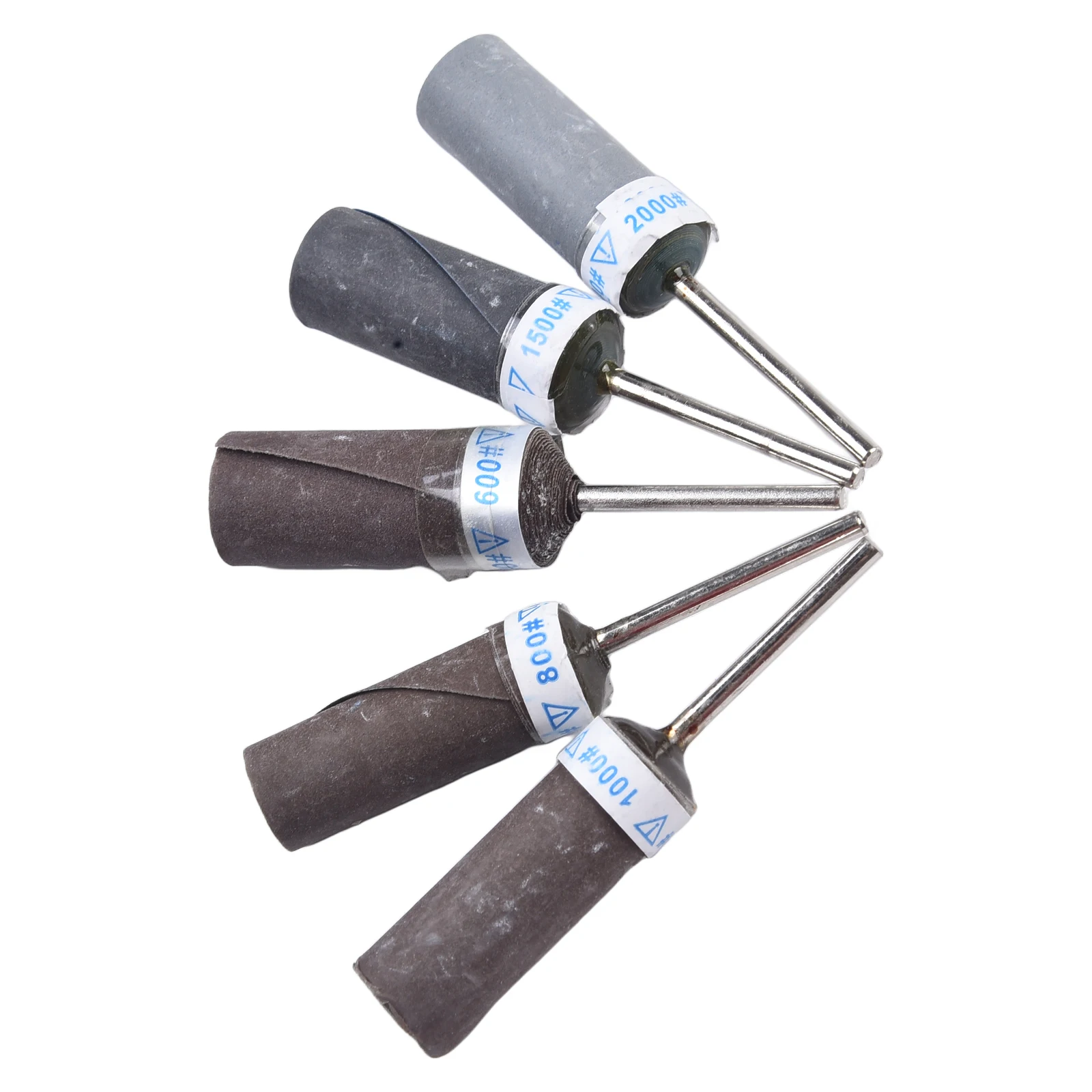 5 stücke Schleifpapier Stick Schleifkopf P800-P2000 Schleifpapier Stange Schleifkopf Für Spiegel Polieren Metall Holz Schmuck – Detail 6