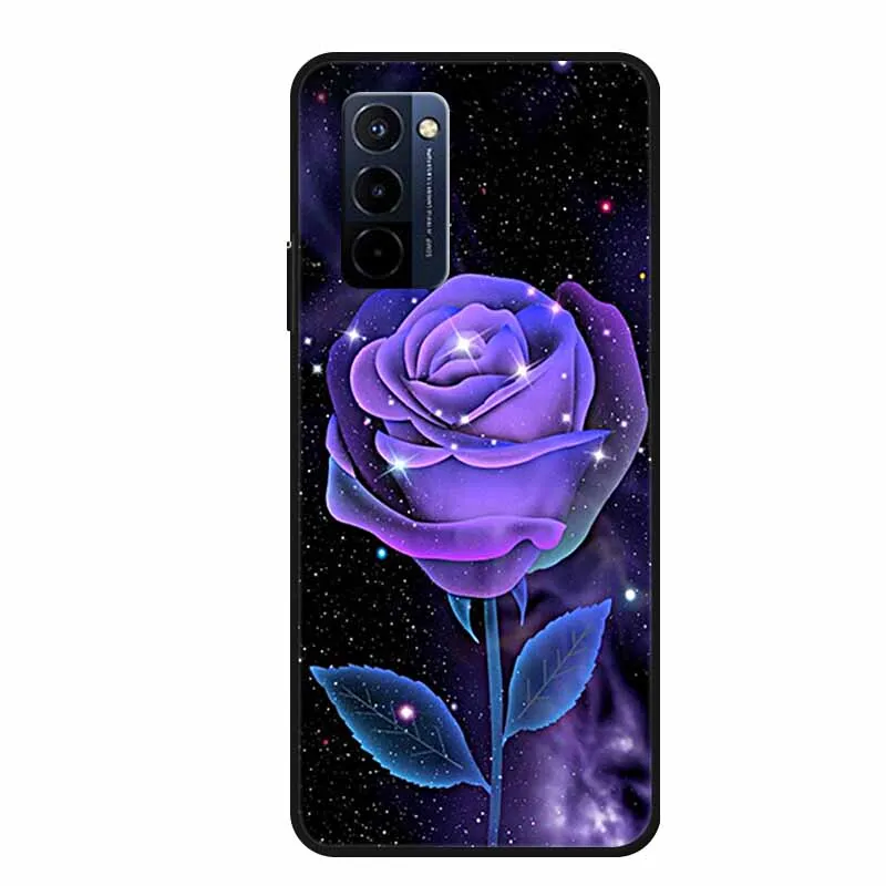 Shockproof Silicone TPU Painted Back Cover - Full Protective Case