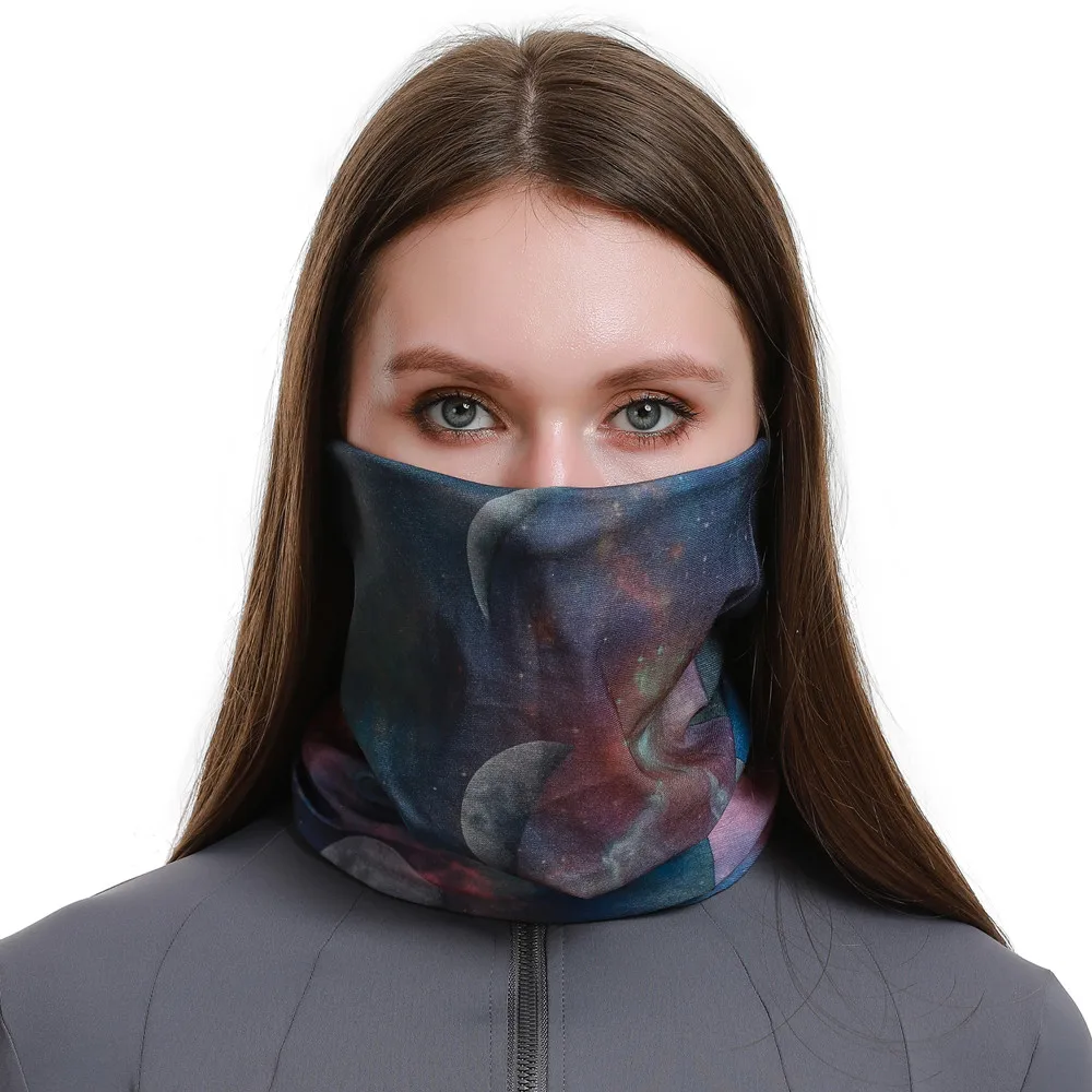 Galaxie Design nahtlose Bandanas für Frau Mann Sport Heabands Radfahren Sturmhaube weibliche männliche Hals Gamasche deporte Gesichts maske – Detail 28