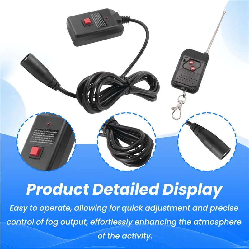 A13E-스모크 포그 머신 유선 리모컨 리모트 컨트롤러 수신기 (400W 900W 1500W 무대 효과 포그머신용)