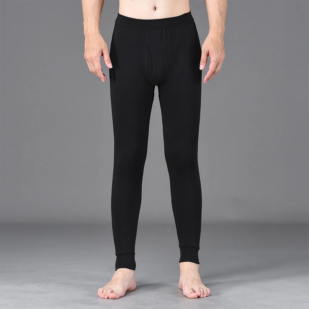 

Men Thermal Trousers Long Johns Warm Underwear Baselayer Bottom Wear Autumn Winter Thermal Underwear Bottoms Solid Homewear