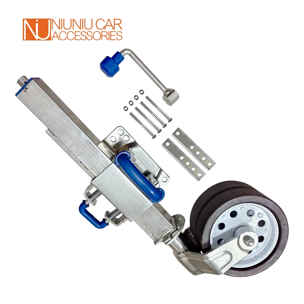 4 X Adjustable Height Positions Heavy Duty Offroad 5000LBS Dual Jockey