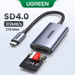 UGREEN Universal USB - C & USB 3.0 Memory Card Reader Adapter (Metal SD 4.0)