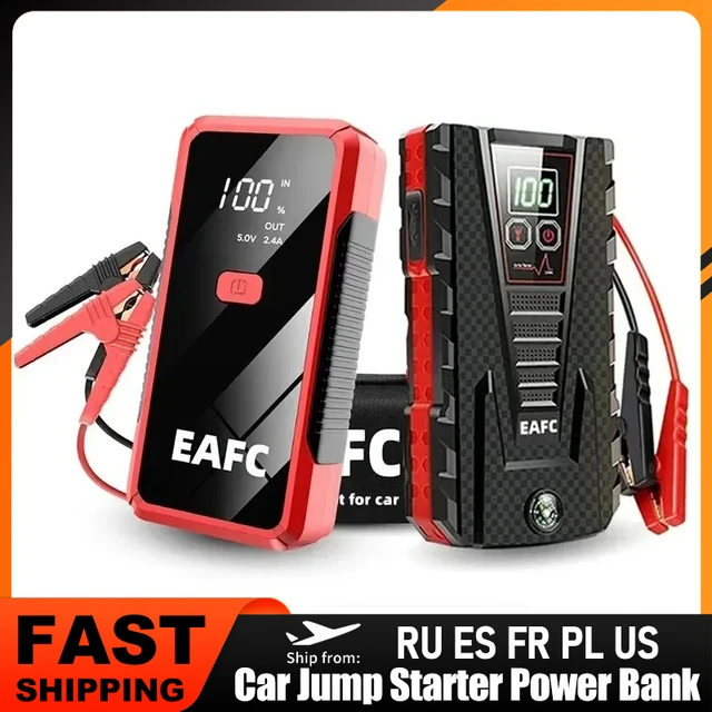 Banque de puissance de démarrage de voiture diabétique sous A, chargeur  d'appoint de batterie de voiture portable, dispositif de démarrage, buster  de démarrage de voiture diesel doré, 12V - AliExpress