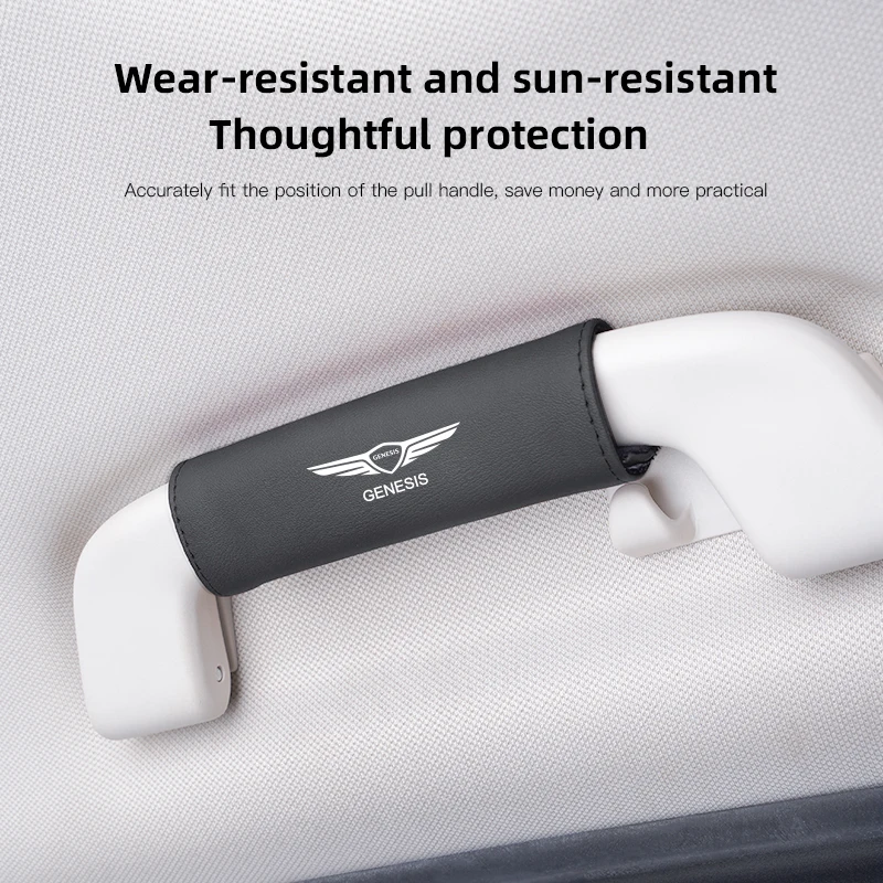 제네시스 G80 GV70 GV80 GV60 G70 G90 GV90 X용 차량 내부 손잡이 보호 커버 루프 풀 글러브