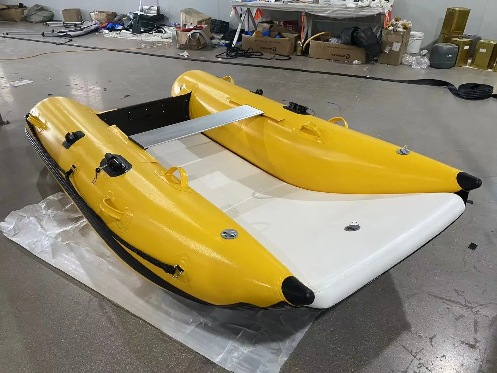 CE 인증 풍선식 스피드 카타마란 보트 3m 4m 5m 카타마란 여객용 세일링 보트