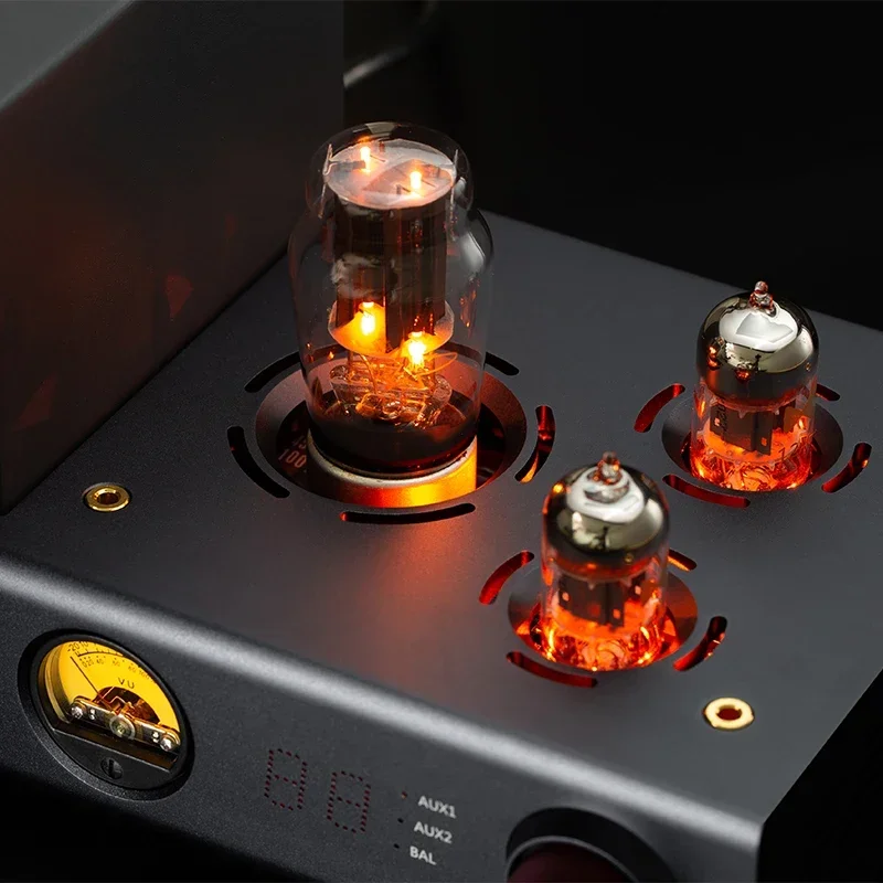 XDUOO TA20 PLUS Decoder Balanced Tube Headphone Amplifier Classic A AMP 2000mW Output Power Dynamic VU Meter TA20