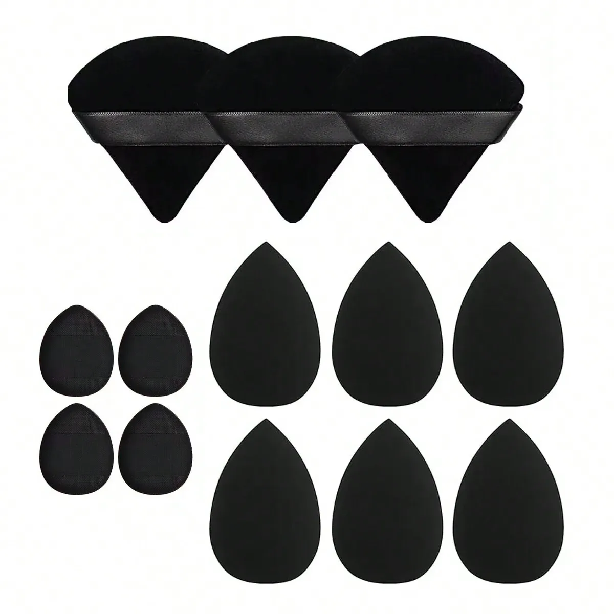 13PCS Pro Makeup Sponge Kit - 3D Contouring & Velvet Puffs | Salon-Grade Hypoallergenic W/ Travel Case