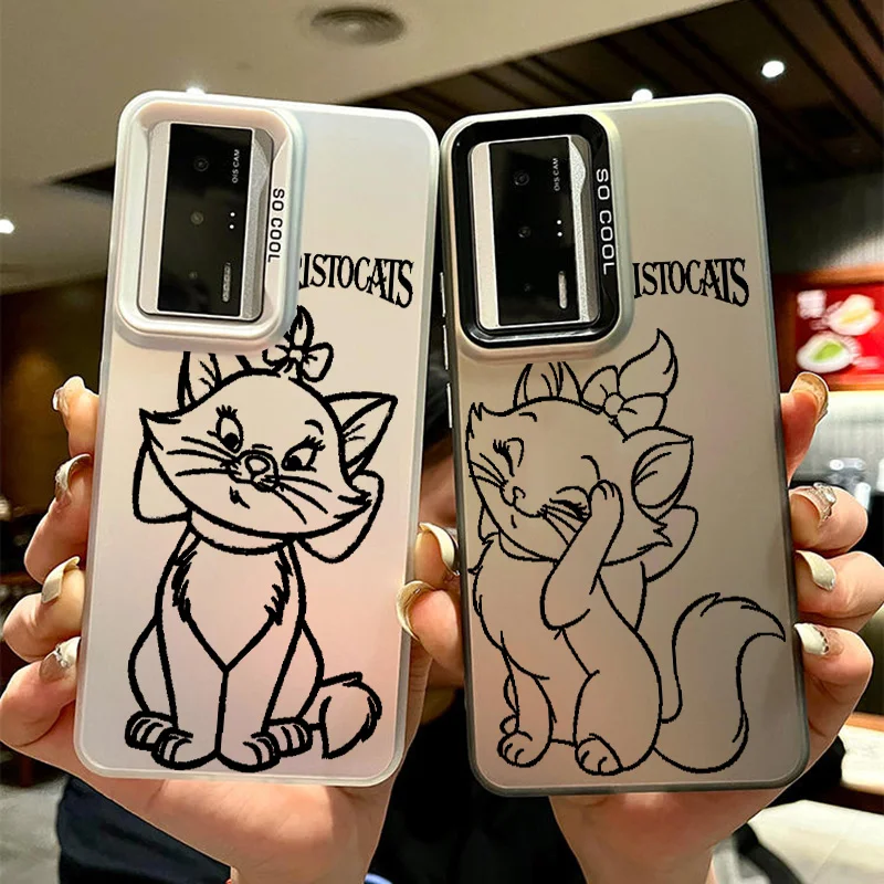 Disney Marie Cat Per Xiaomi 11 12 13 T Lite Poco F3 4 X3 5 C50 51 M2 3 5S Nfc Pro Gt Custodia Per Telefono Colorata Soft Funda Cover Capa