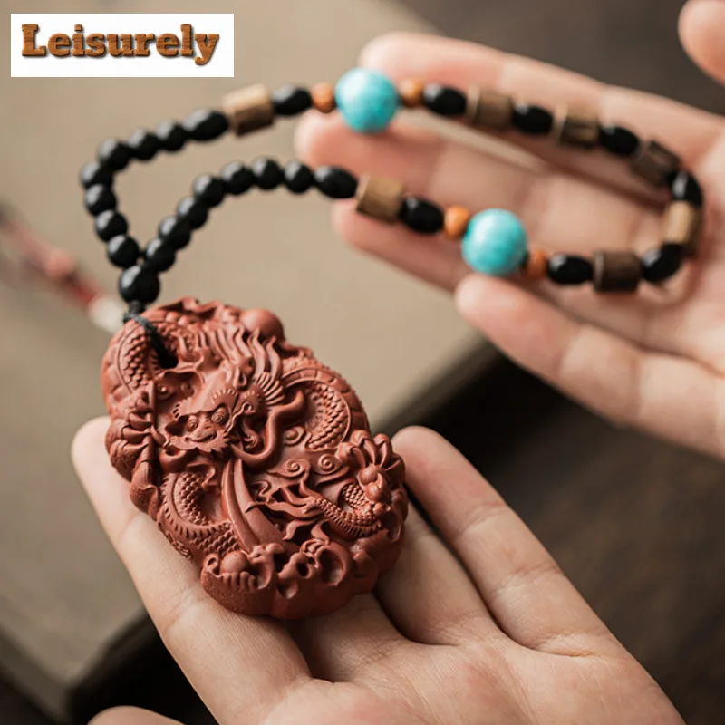 Cinnabar Handle Piece Turtle Shell Dragon Stele Tea Pet Elegant Exquisite Miniatures Tea Figurine Play Toys Tea Statue Ornaments