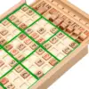 Wooden Sudoku Board Family Game Educational Playset for Kids Christmas Gift 5