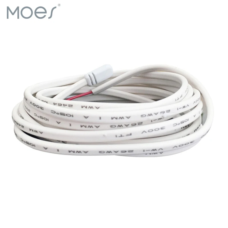 

2.5M length 10K 3950 16A Electric Floor Sensor Probe for Floor Heating System Thermostat