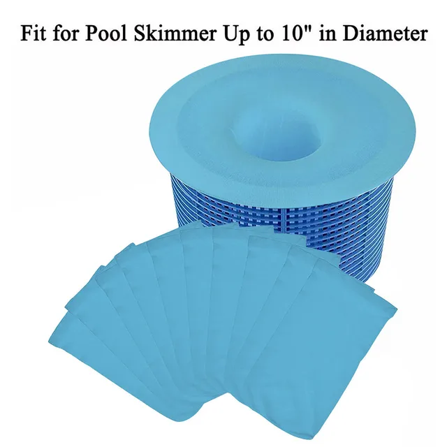 5/10/15 db Szűrő Kosár Medence Skimmer Zokni Nylon Háló Úszómedence Kiegészítők - Image 6