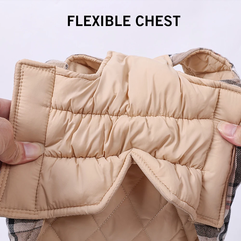 Dog Warmer Waterproof Jacket for Medium Large Dogs French Bulldog pet jacket