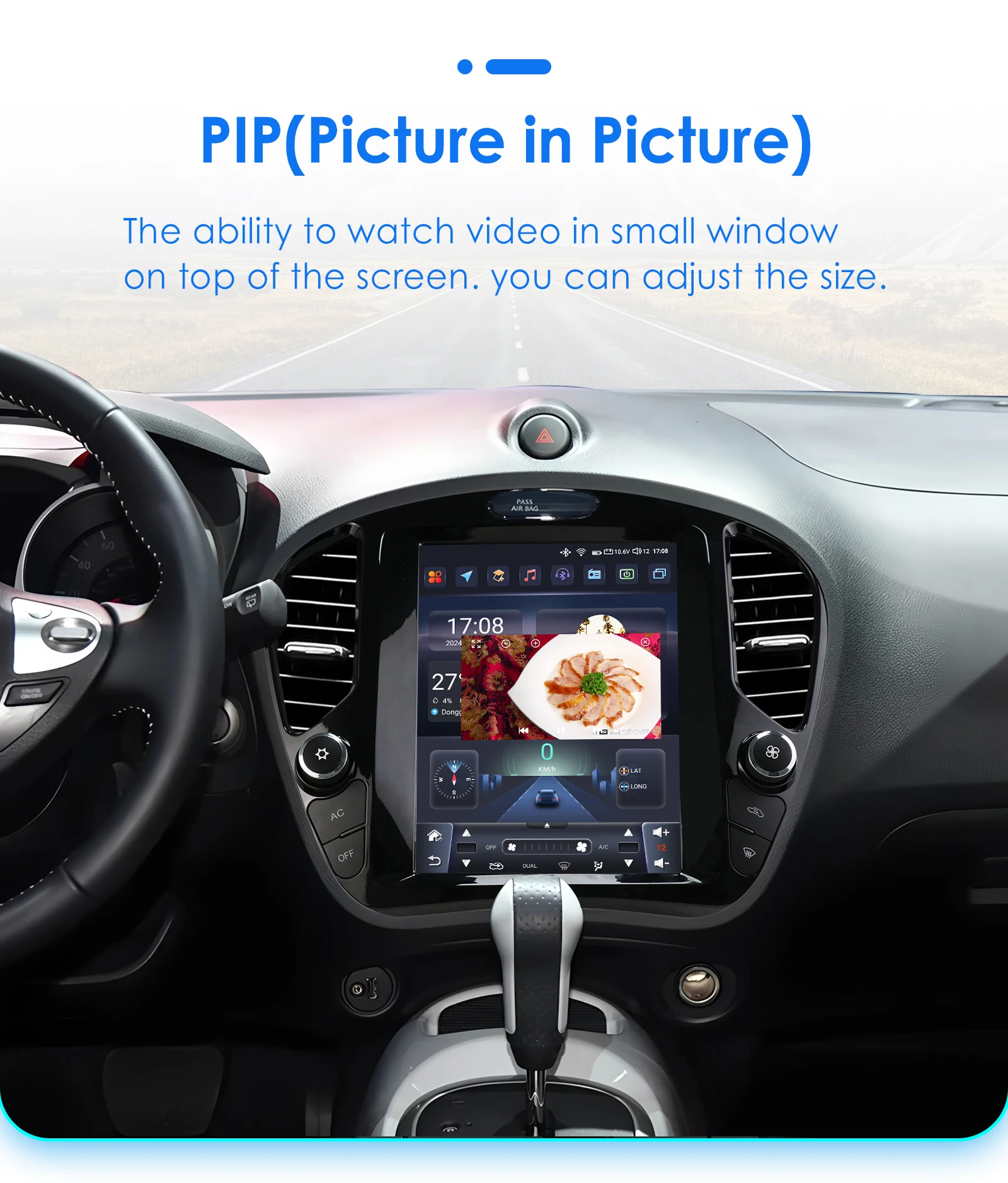 Android Autoradio Multimedia für Nissan Juke 2011-2018 für Infiniti ESQ 2014-2019 Carplay Auto 9,7 Zoll vertikaler Bildschirm Stereo – Detail 32