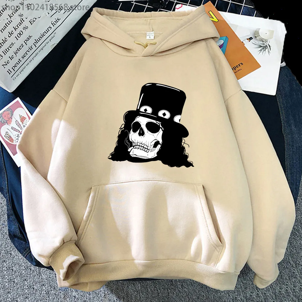 

Толстовки Guns N с музыкальной группой, свитшоты с принтом черепа, Мужская Уличная одежда в стиле хип-хоп, повседневные пуловеры в стиле Харадзюку с длинным рукавом, худи в стиле K-POP