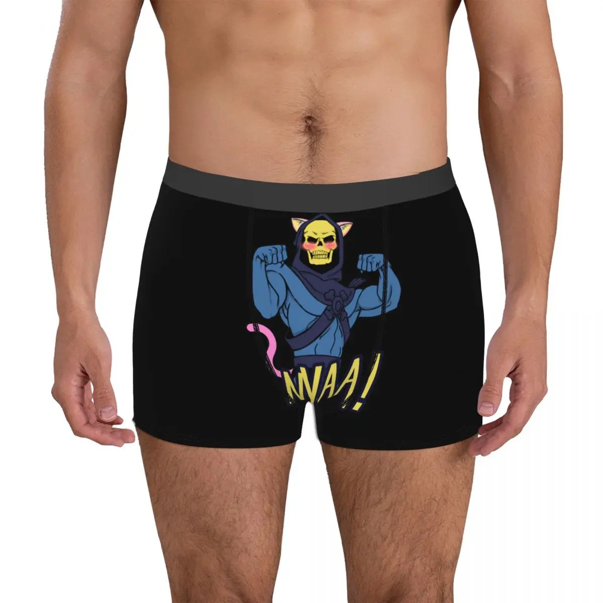 

Skeletor Masters Of The Meowniverse 13 Men's Boxer Briefs Classic Sexy Skivvy Cool Spring Wearable