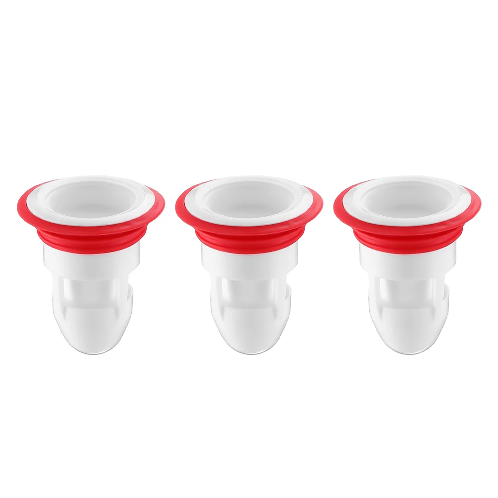

3 Pcs Floor Drain Core Household Filters Deodorant Plug Silica Gel Toilet Accessory