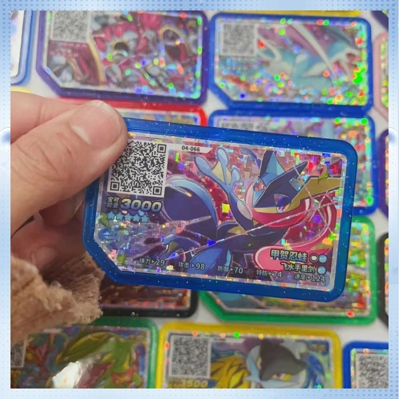 

Animation Board Game Collection Toy Pokemon Gaoka Eighth Bomb Diy Color Transparent Game Card Arcade Universal