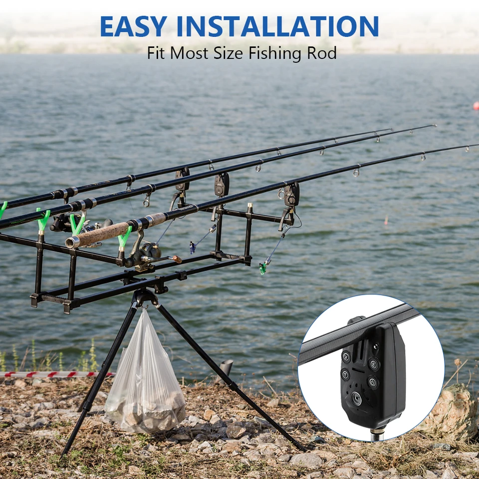 Alarmas De Mordedura De Campana De Pesca Alarma De Pescado, Alarma De