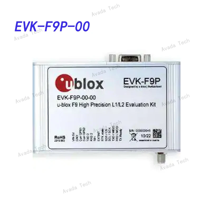

Avada Tech EVK-F9P-00 GNSS/Инструменты для разработки GPS F9P L1/L2, высокоточный комплект оценки GNSS