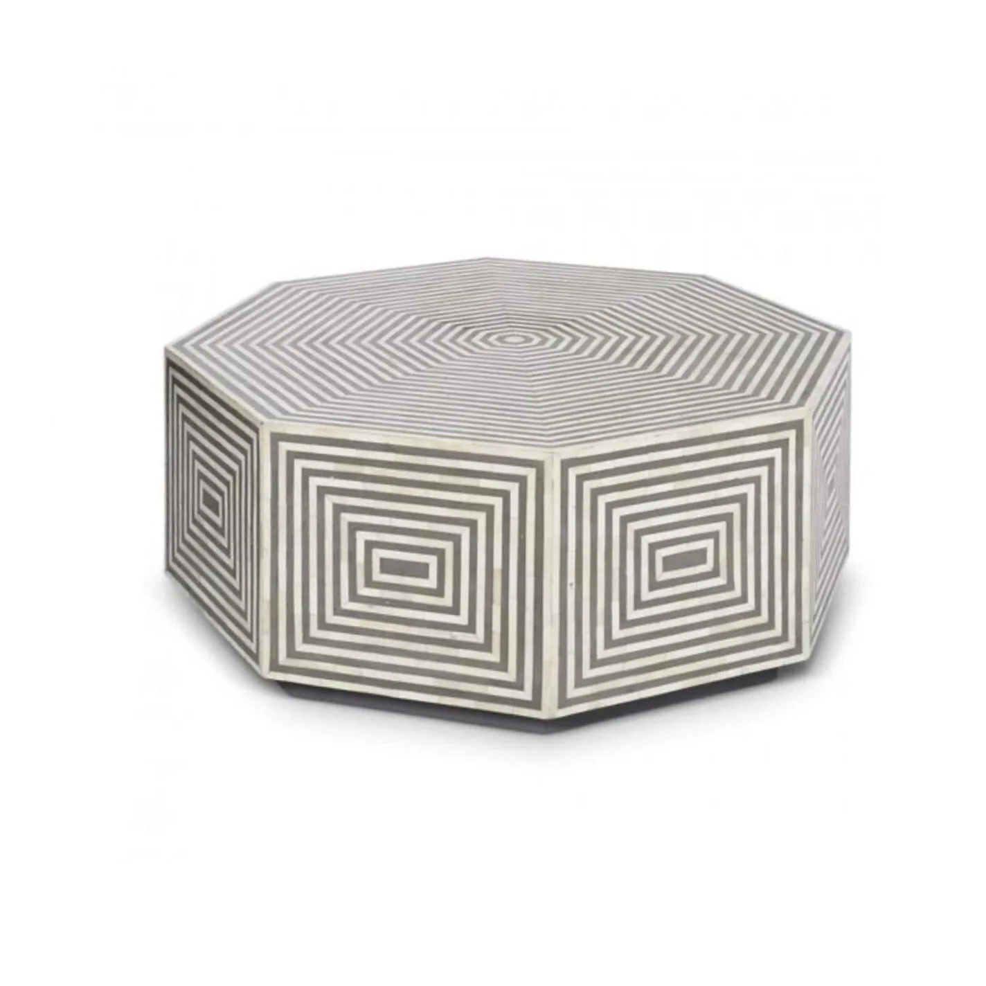 High Selling Handmade Bone Inlay hexagon Coffee Table For Living Furniture Modern Coffee Table for Export from India