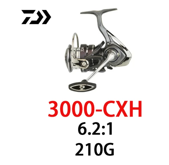 100% Original 2020 DAIWA EXCELER LT Spinning Fishing Reel 1000 2000 2500  3000 4000-CP 5BB AIRROTOR Air Aluminum spool