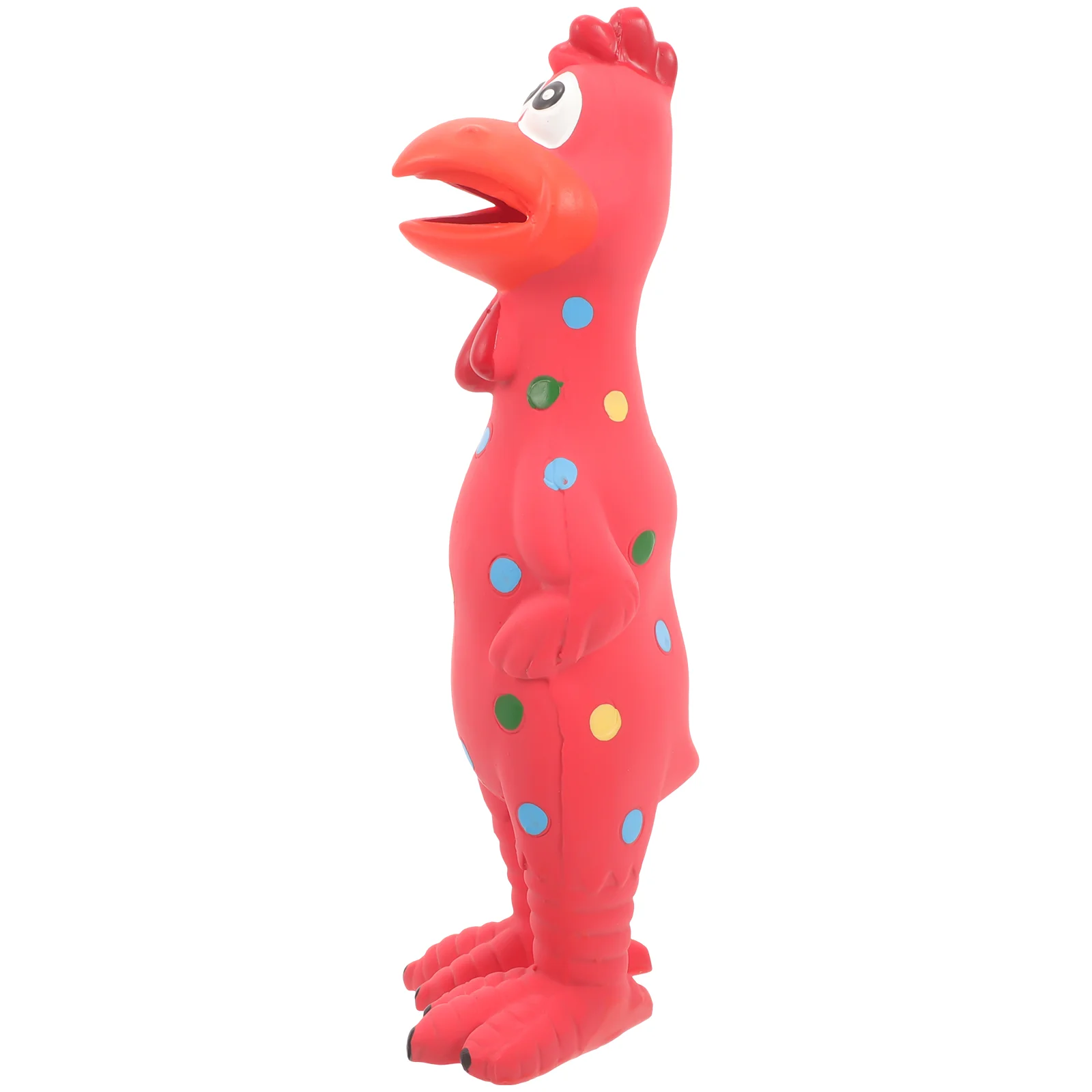 

Pet Sound Toys for Puppies Dog Playing Chew Squeaky Chicken Shape Small Dogs Emulsion
