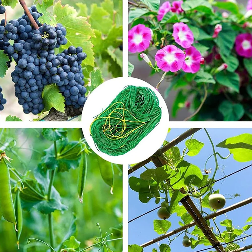Garden Climbing Netting Strong Nylon Plant Trellis for Climbing Plants Heavy Duty Mesh Net Cucumber Tomato Grapes Garden Tools